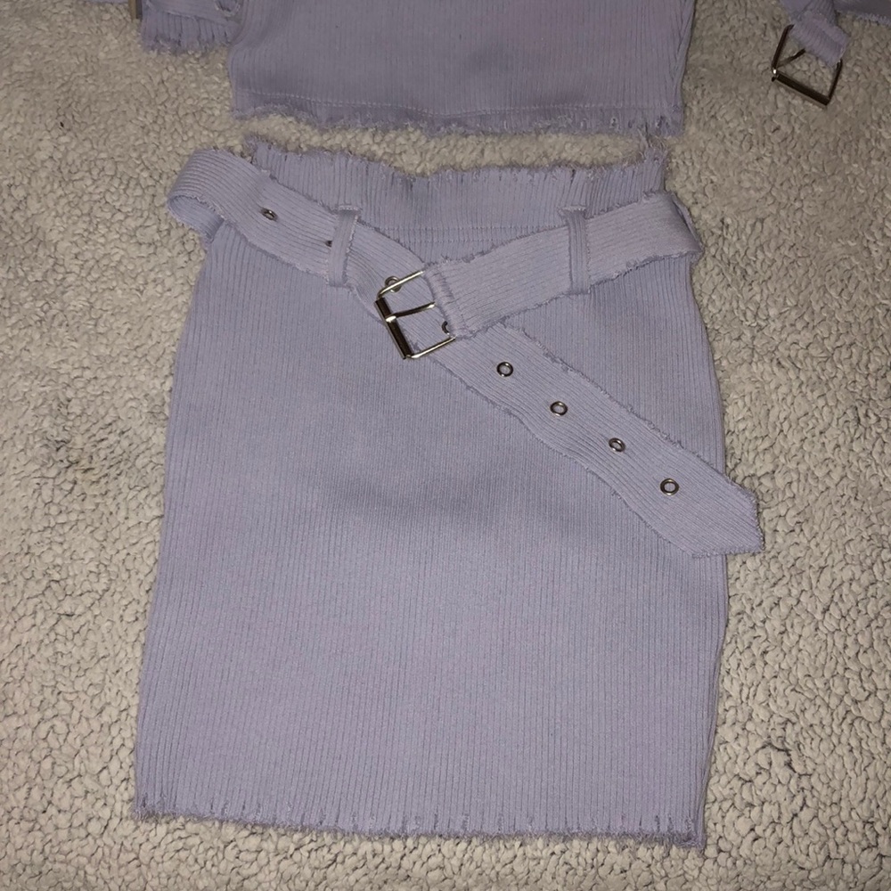 Fashion Nova 2 Peice Set in Lavender (Baby Purple)